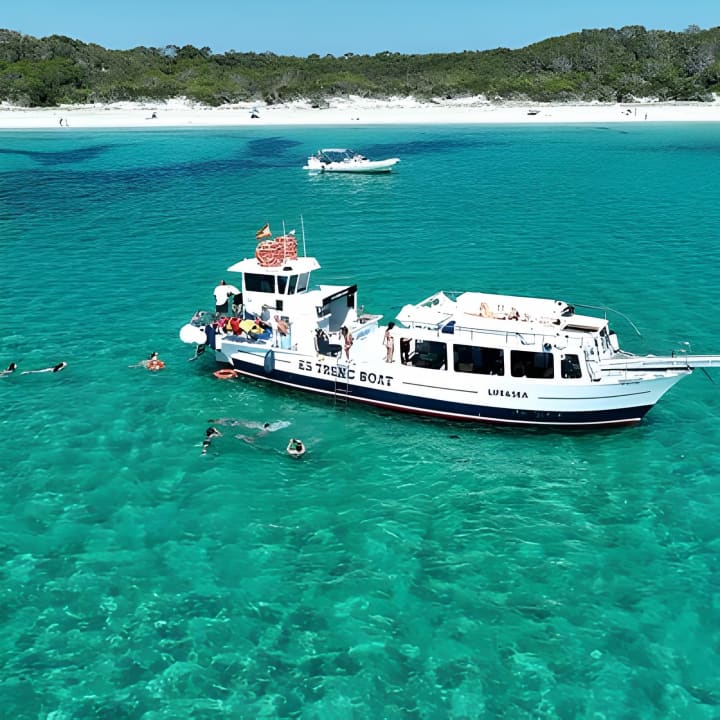 Boat Tour with BBQ on Es Trenc Beach