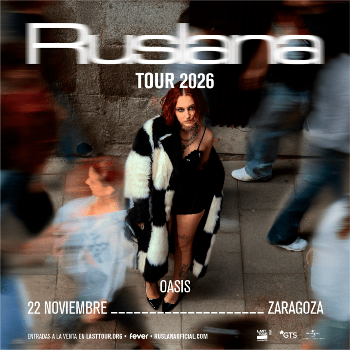 Ruslana en Sala Oasis, Zaragoza 2026