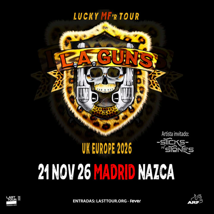 L.A. Guns en Sala Nazca, Madrid 2026