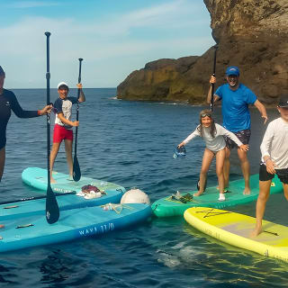 90' Stand Up Paddle tour in a small group in Cala Ratjada 9