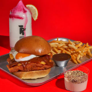 Menú Roost Chicken (ATOCHA) - Hamburguesa con patatas + bebidas y postre o café 2