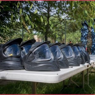 Paintball + Comida en Trogloditas