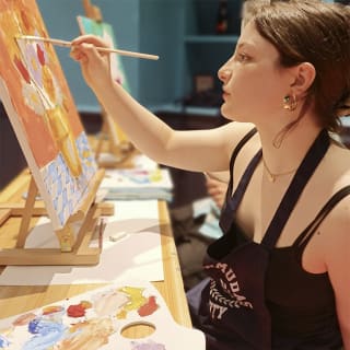 Pintura y vermut: pinta un cuadro con vermut y pica pica 1