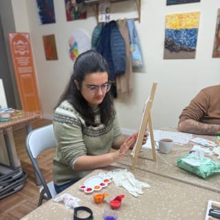 Taller de Dactilopintura en Madrid 2