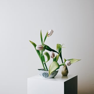 Ikebanas workshop with Saga Goryu 嵯峨御流 1